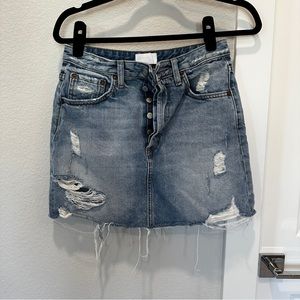 Boyish jeans denim skirt